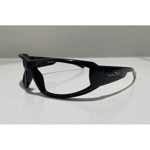 Wiley X, Jake Sunglass or Eyeglass frame Black plastic eyewear